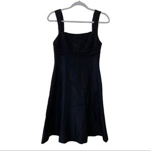 Badgley Mischka Black Lace Bodice Party Dress in Size 2